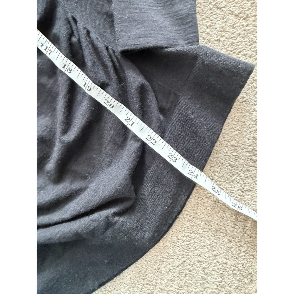 Athleta‎ Foresthill Wool Ascent Top Black Small Mesh Back - Picture 9 of 9